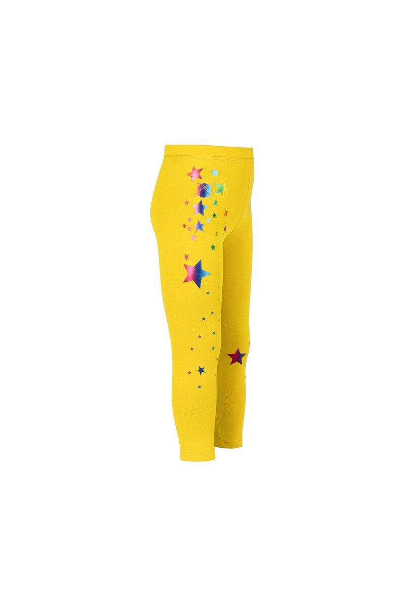 5-8 Years Old Varaklı Stars Printed Legging - Thumbnail