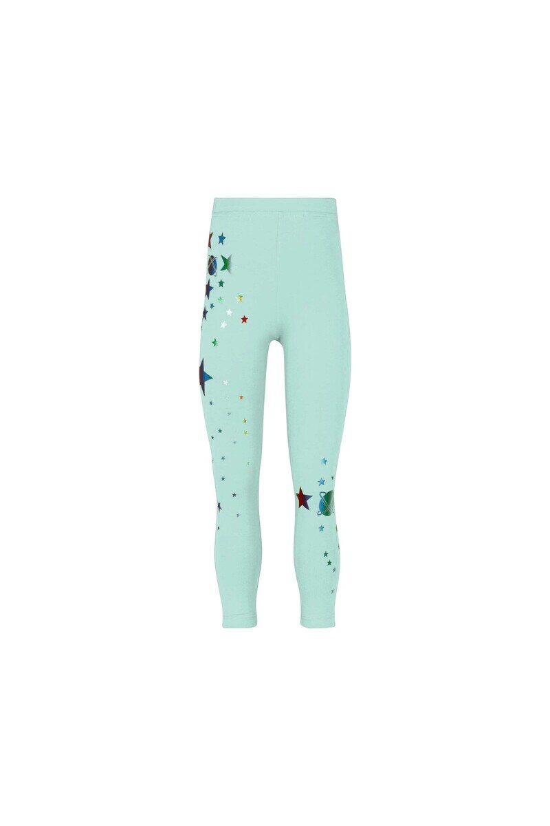 5-8 Years Old Varaklı Stars Printed Legging - Thumbnail