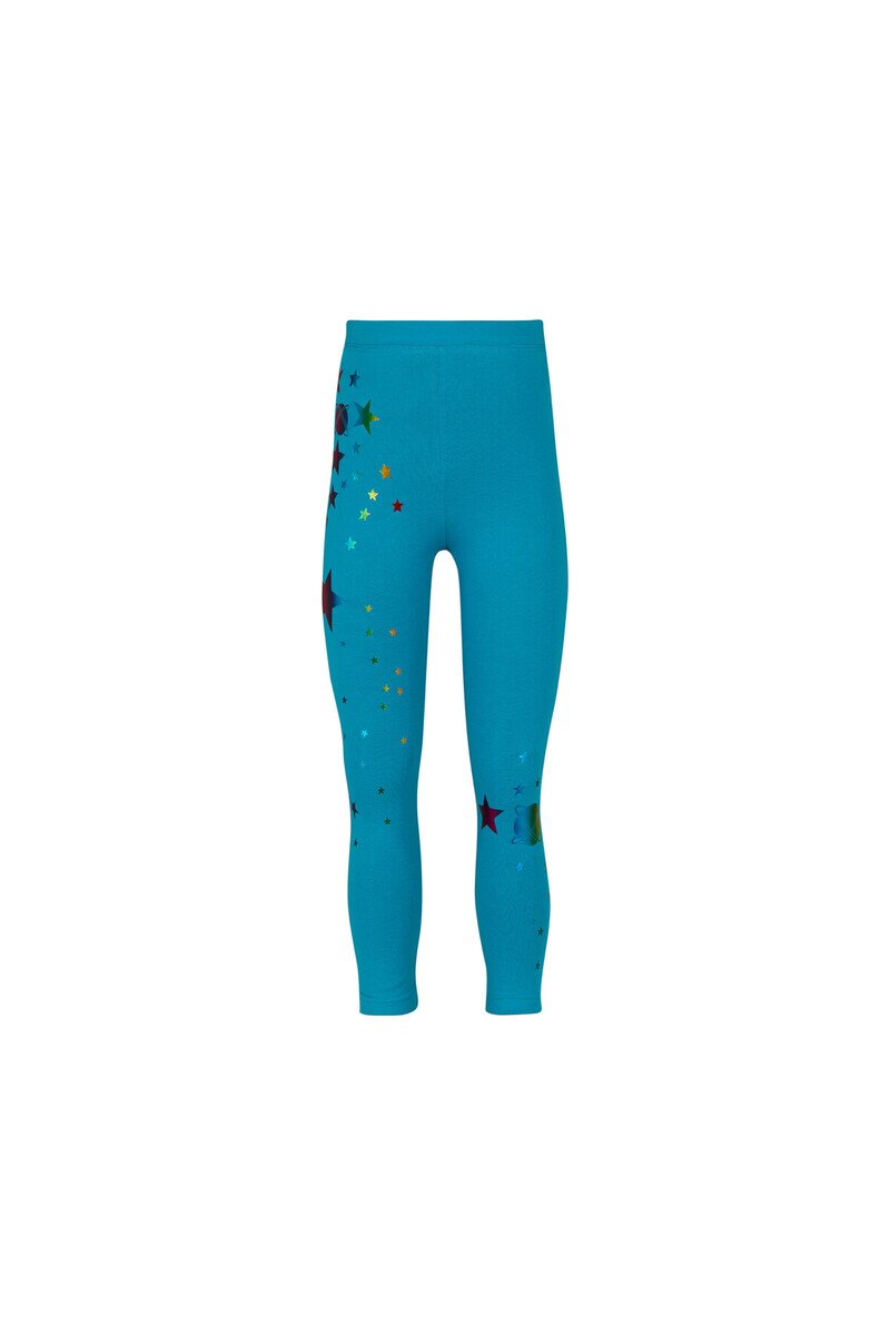 5-8 Years Old Varaklı Stars Printed Legging - Thumbnail