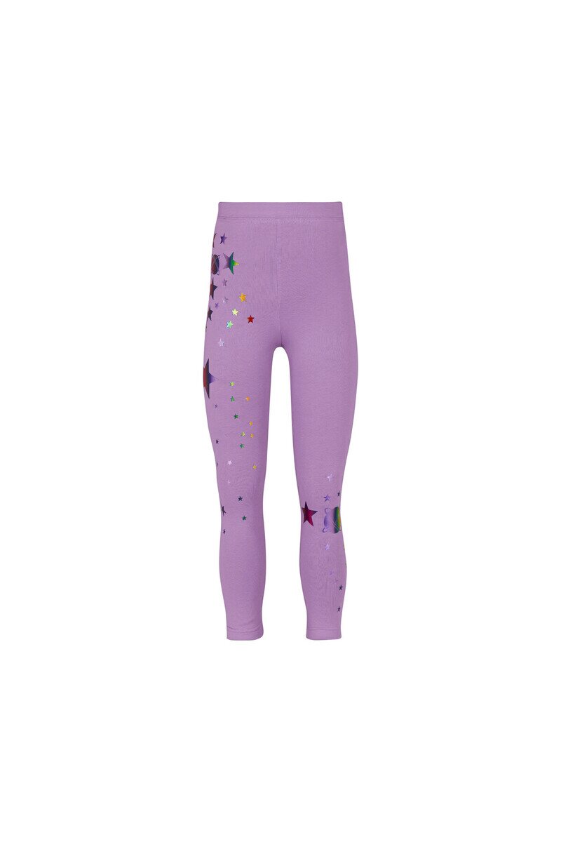 5-8 Years Old Varaklı Stars Printed Legging - Thumbnail