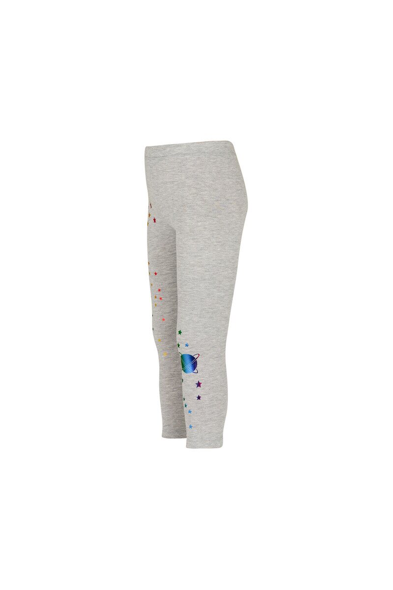 5-8 Years Old Varaklı Stars Printed Legging - Thumbnail