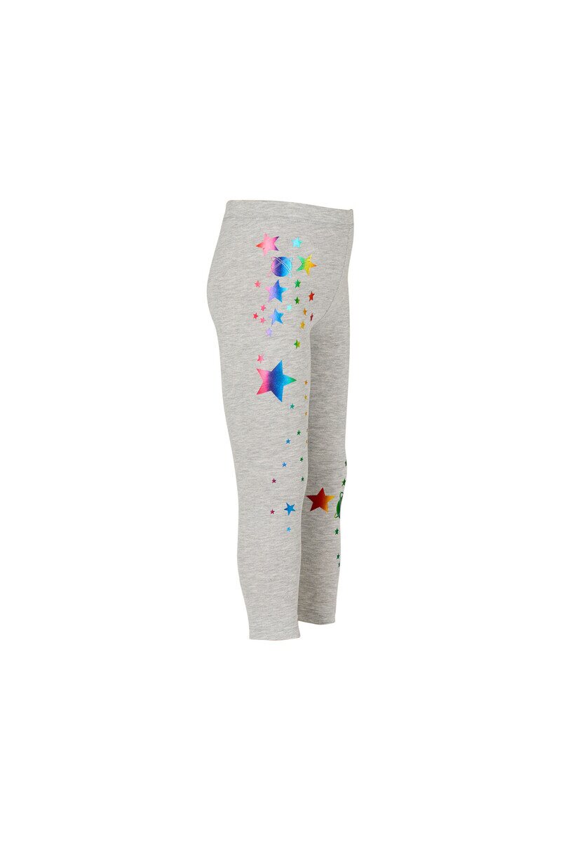 5-8 Years Old Varaklı Stars Printed Legging - Thumbnail