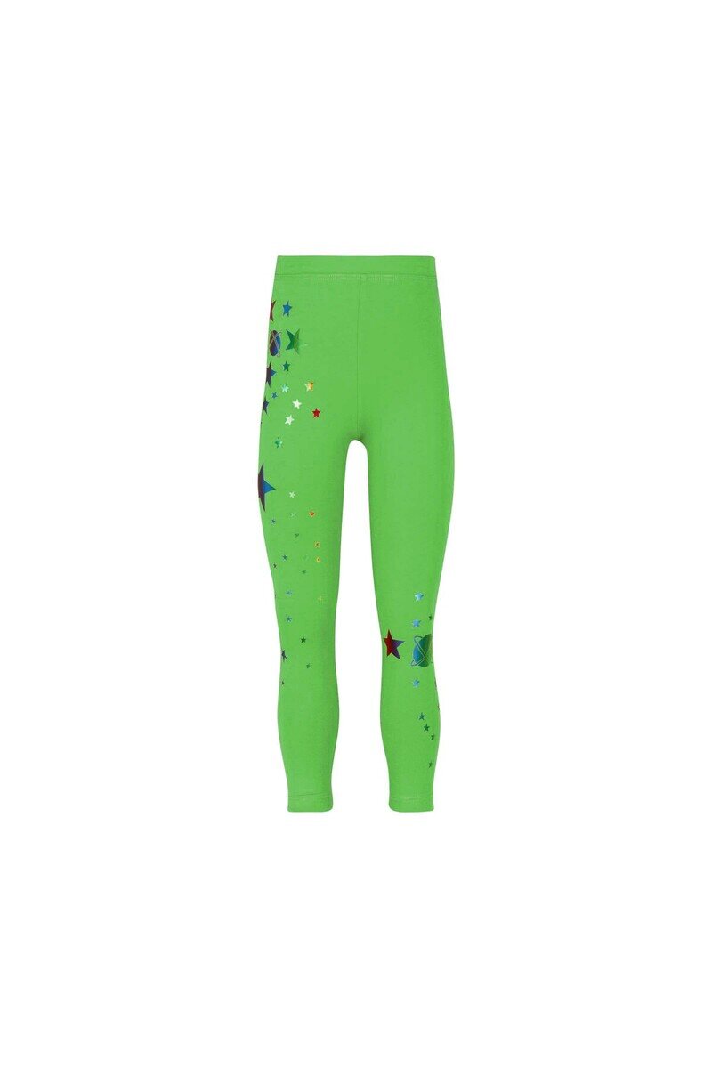 5-8 Years Old Varaklı Stars Printed Legging - Thumbnail