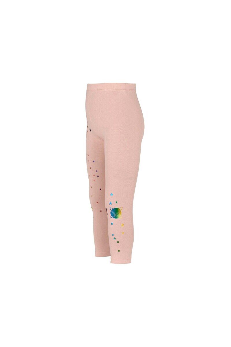 5-8 Years Old Varaklı Stars Printed Legging - Thumbnail