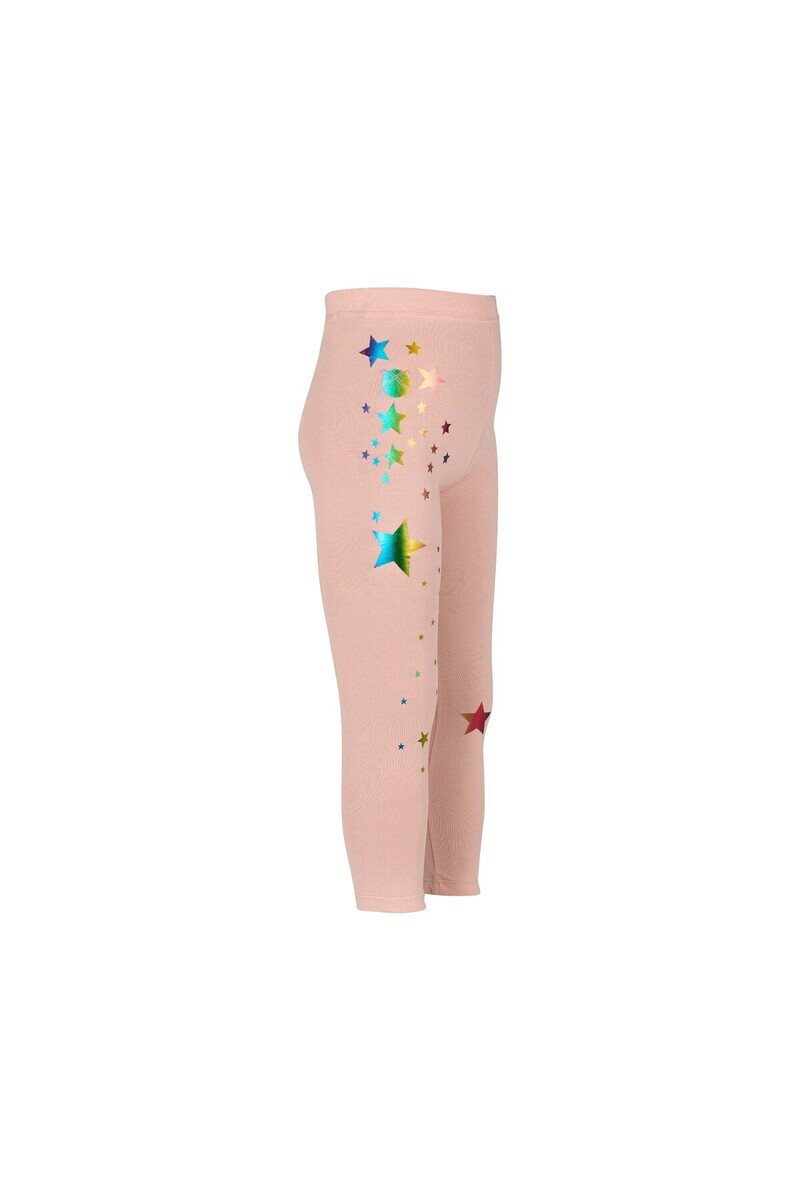 5-8 Years Old Varaklı Stars Printed Legging - Thumbnail