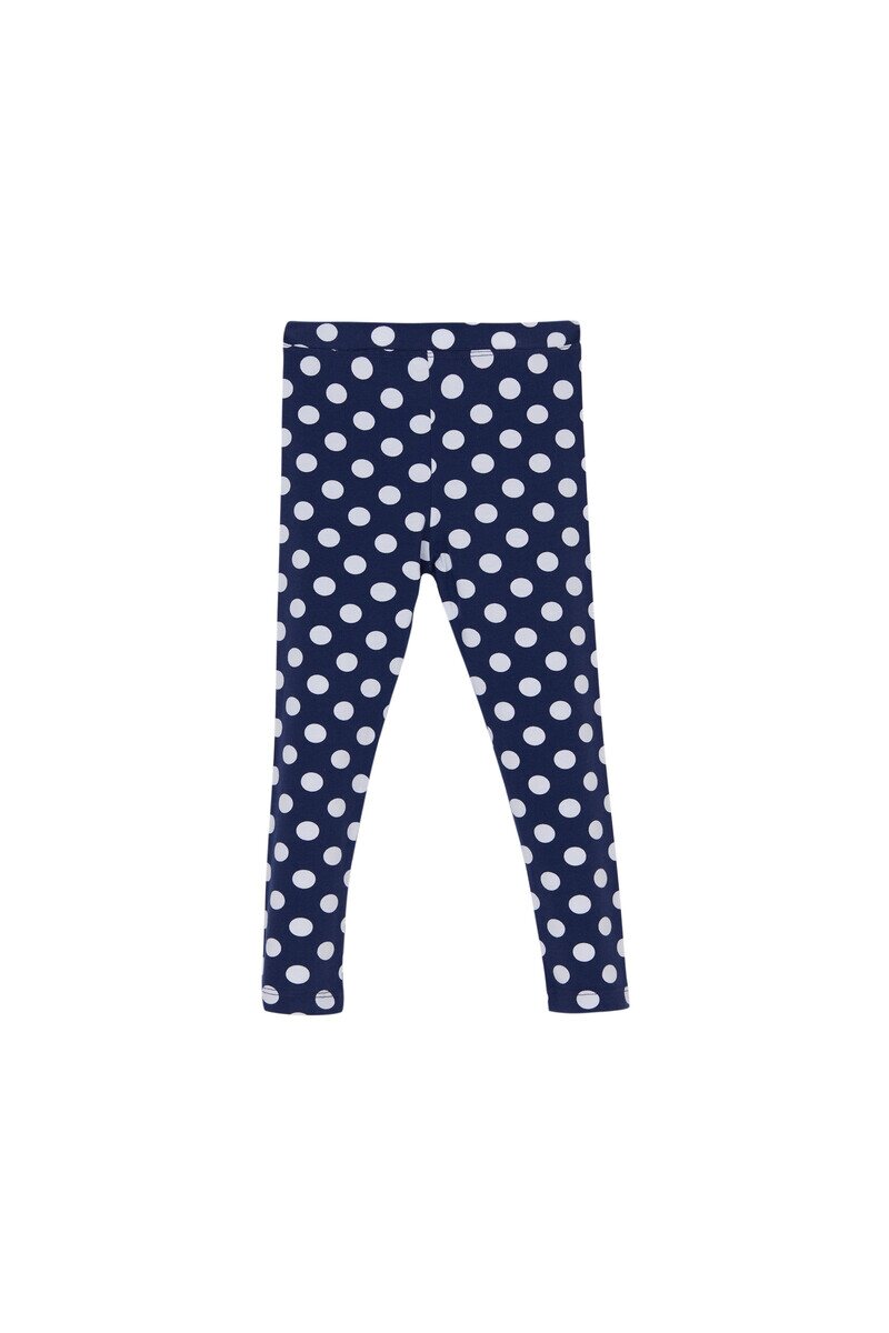 5-8 Years Old Polka-Dot Pattern Legging - Thumbnail