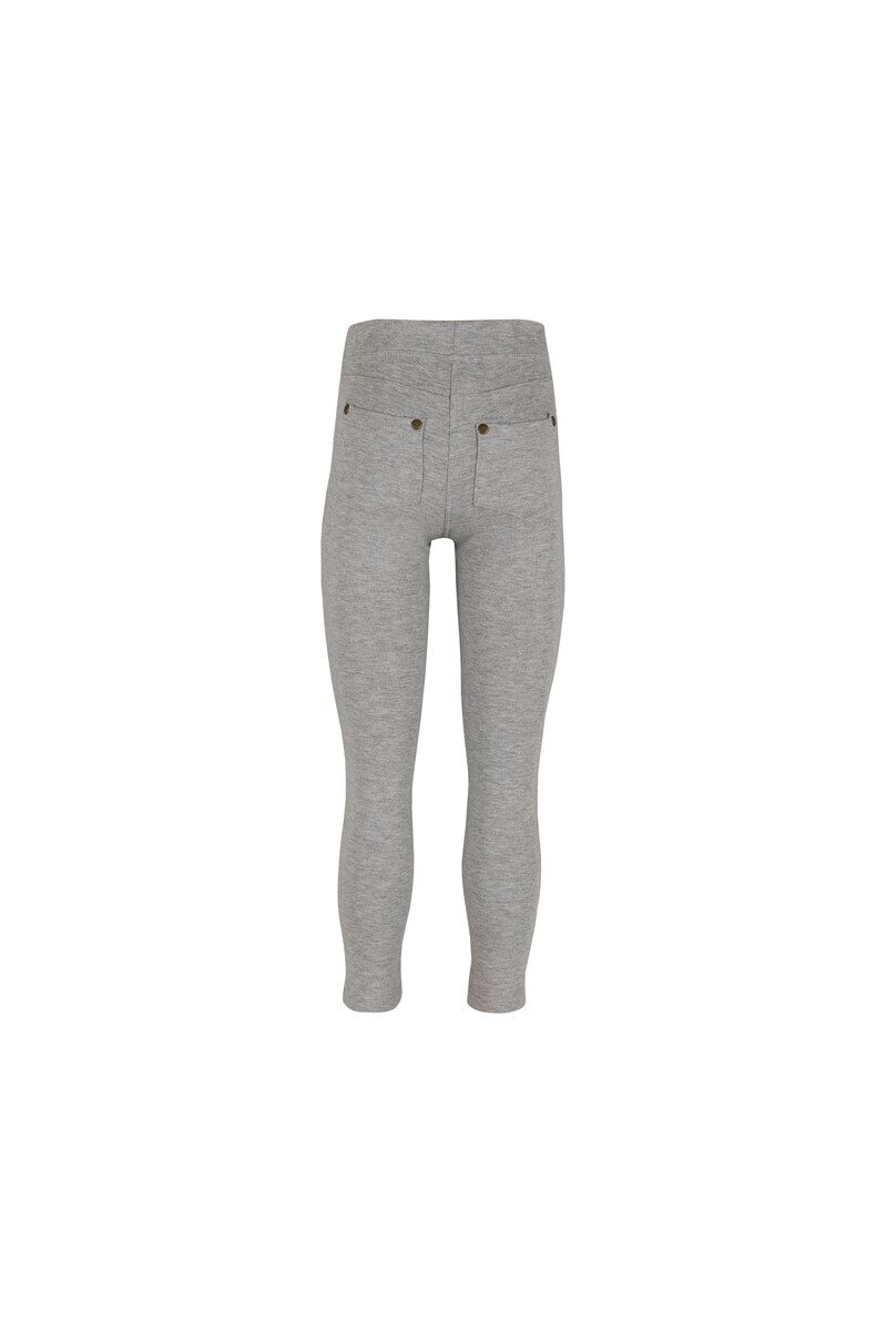 7-10 Years Old Fleece Interlock Legging With 4 Pockets - Thumbnail