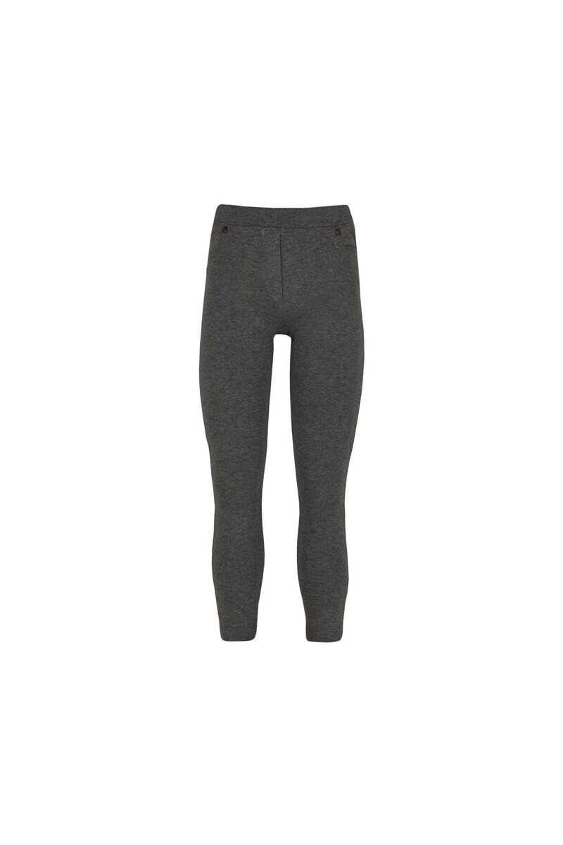 7-10 Years Old Fleece Interlock Legging With 4 Pockets - Thumbnail