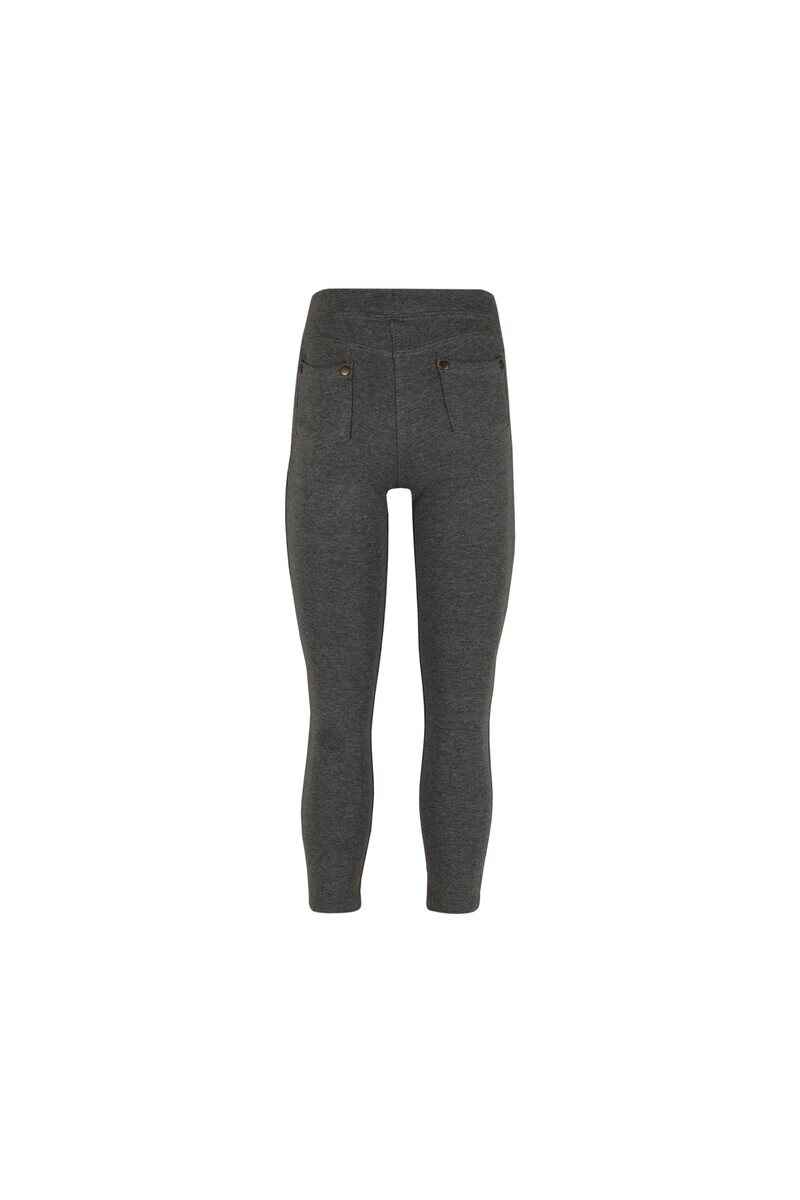 7-10 Years Old Fleece Interlock Legging With 4 Pockets - Thumbnail