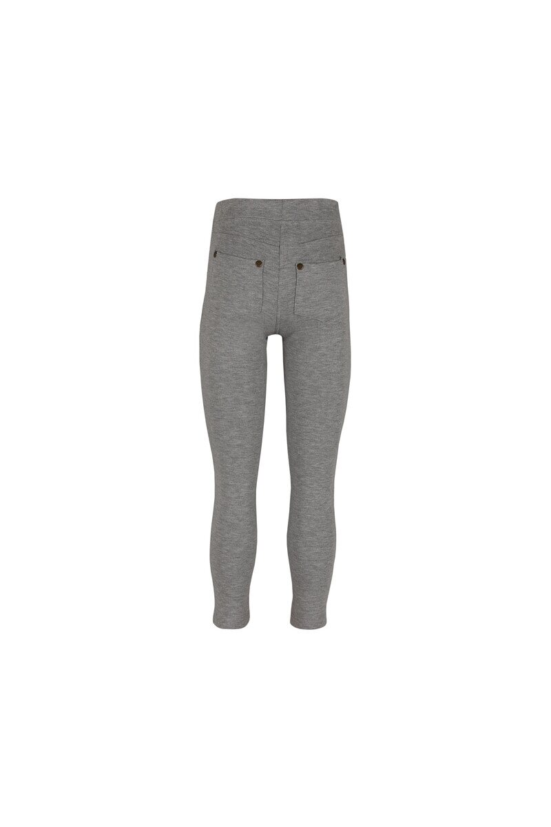 7-10 Years Old Fleece Interlock Legging With 4 Pockets - Thumbnail