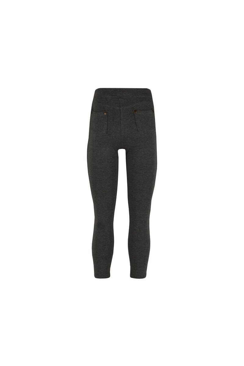 7-10 Years Old Fleece Interlock Legging With 4 Pockets - Thumbnail
