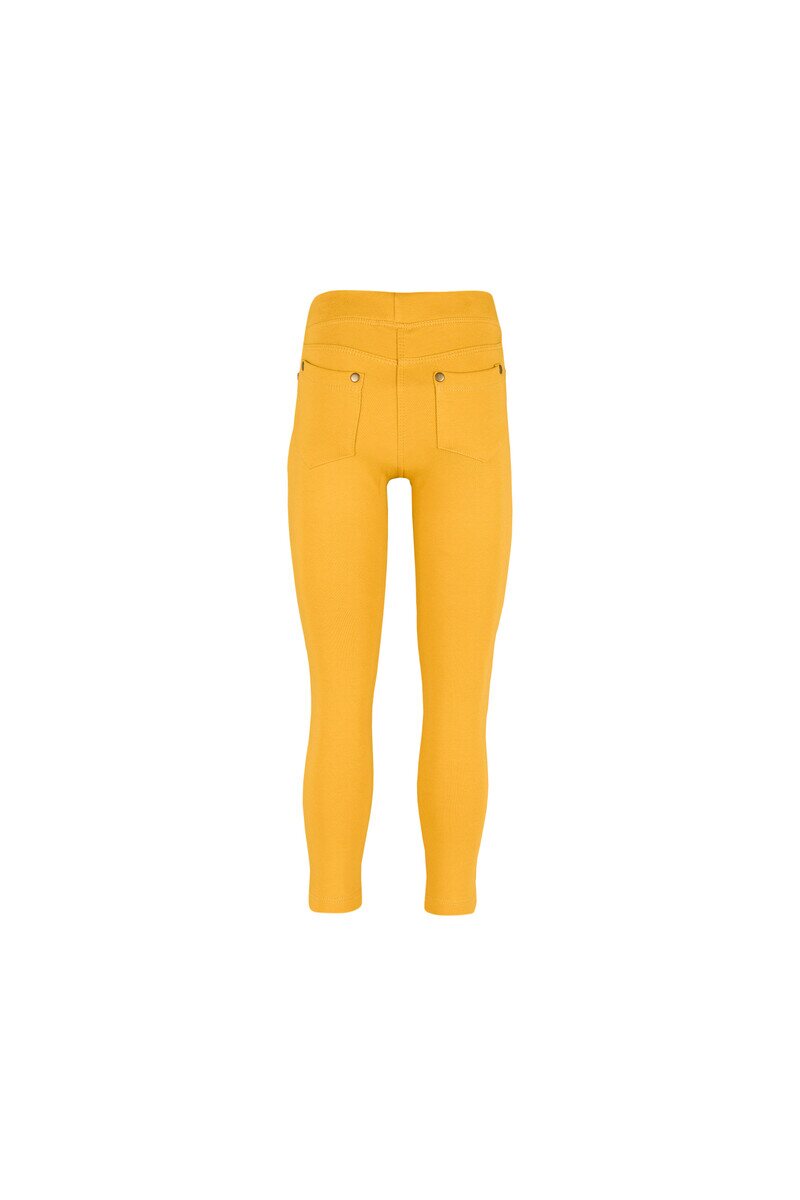 7-10 Years Old Fleece Interlock Legging With 4 Pockets - Thumbnail