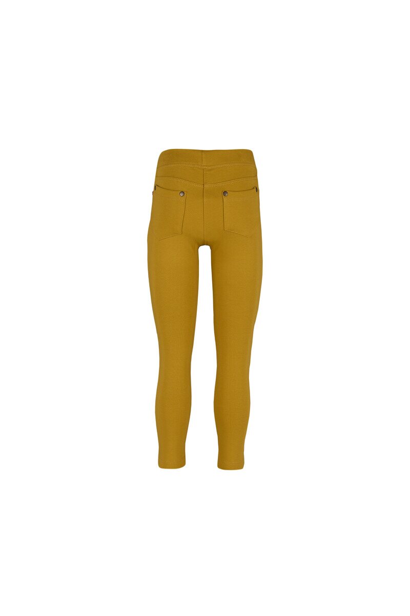7-10 Years Old Fleece Interlock Legging With 4 Pockets - Thumbnail