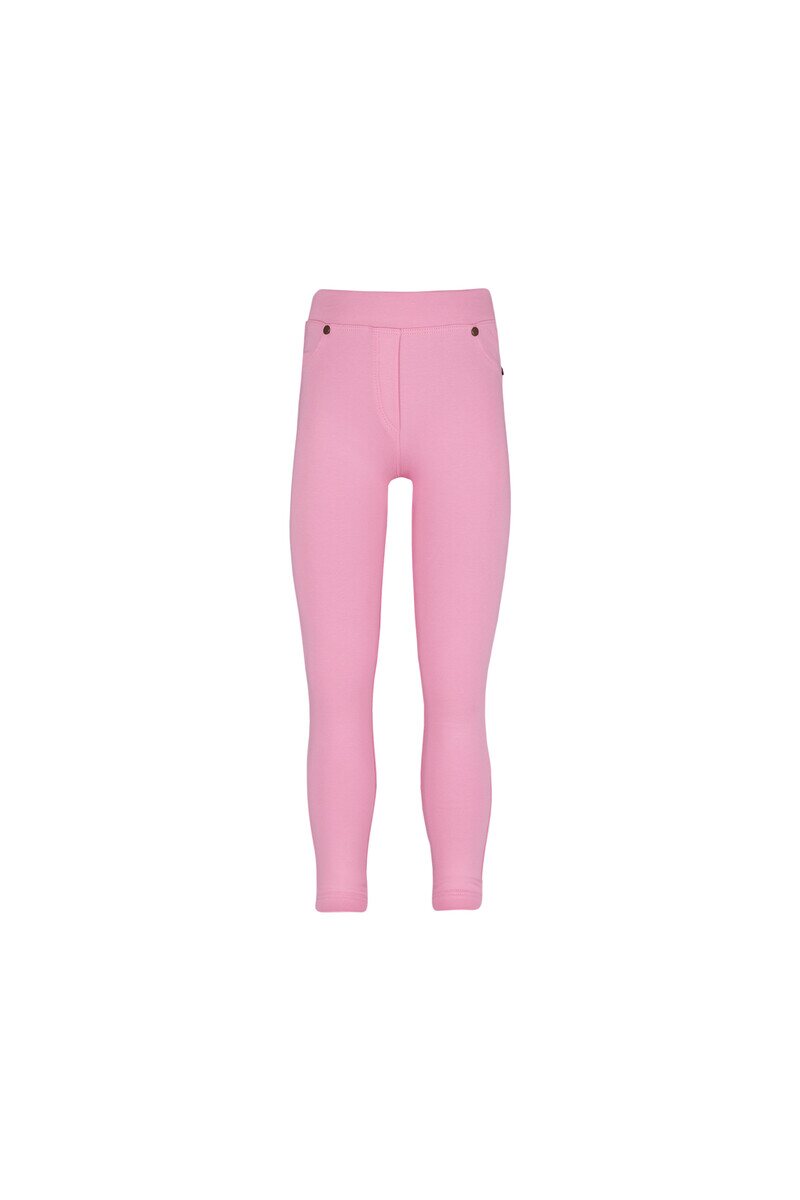 7-10 Years Old Fleece Interlock Legging With 4 Pockets - Thumbnail