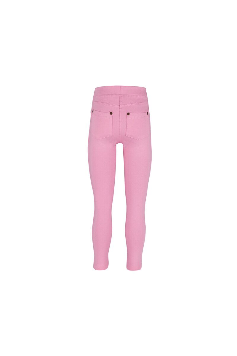 7-10 Years Old Fleece Interlock Legging With 4 Pockets - Thumbnail