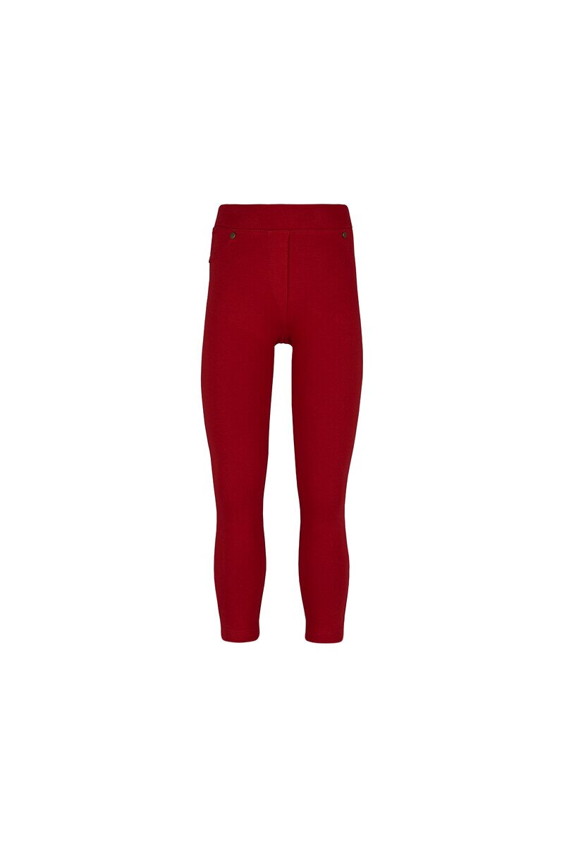 7-10 Years Old Fleece Interlock Legging With 4 Pockets - Thumbnail