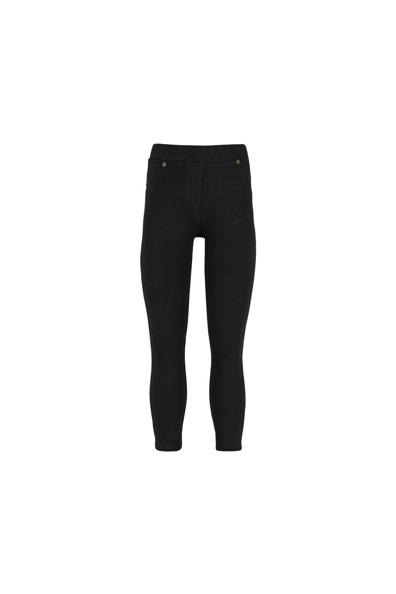 7-10 Years Old Fleece Interlock Legging With 4 Pockets - Thumbnail