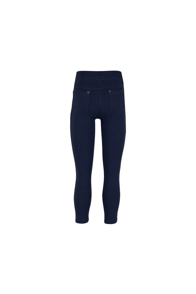 7-10 Years Old Fleece Interlock Legging With 4 Pockets - Thumbnail