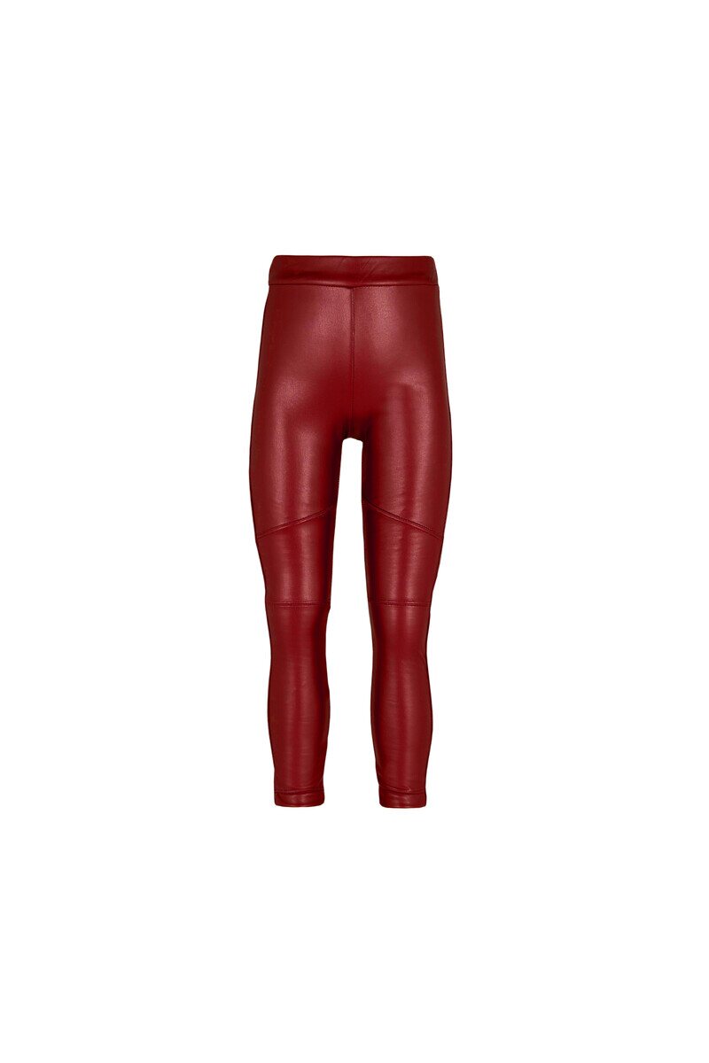 9-12 Years Old Fleece-Leather Pants - Thumbnail