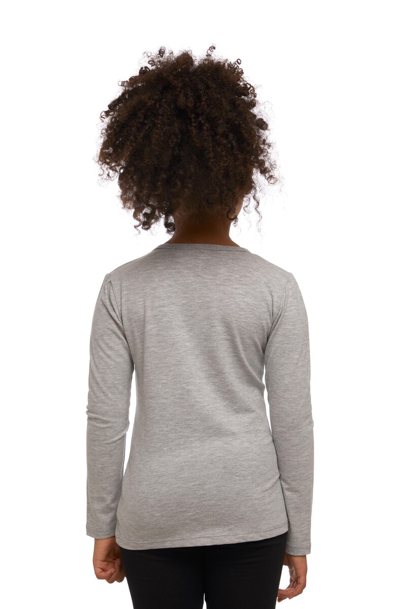 9-12 Years Old Lycra Long Sleeves T-shirt - Thumbnail