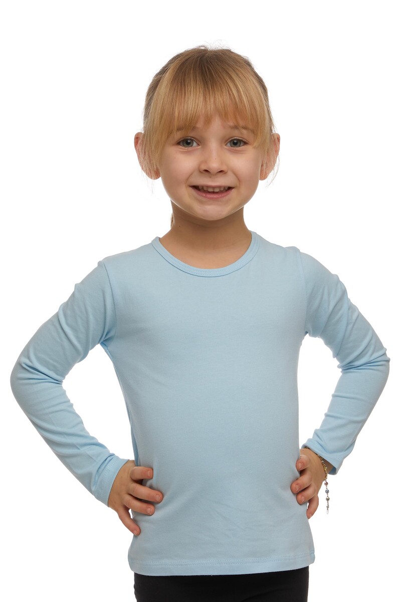 9-12 Years Old Lycra Long Sleeves T-shirt - Thumbnail