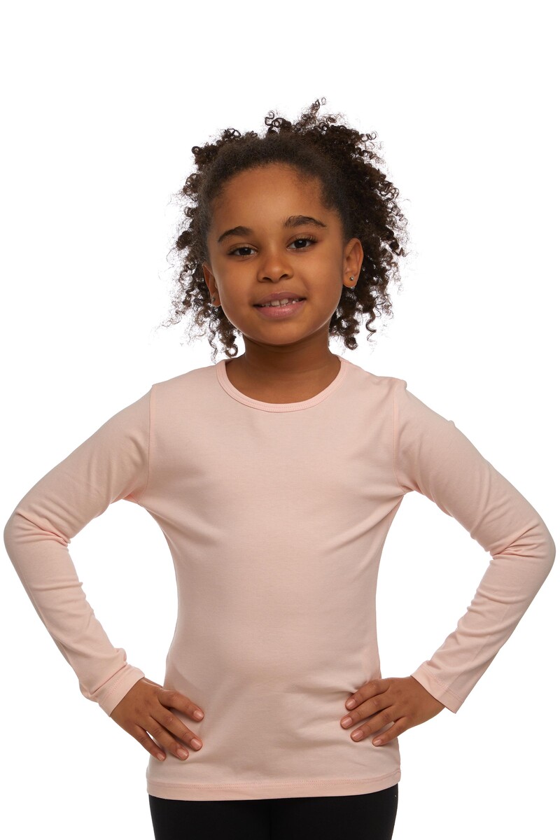 9-12 Years Old Lycra Long Sleeves T-shirt - Thumbnail