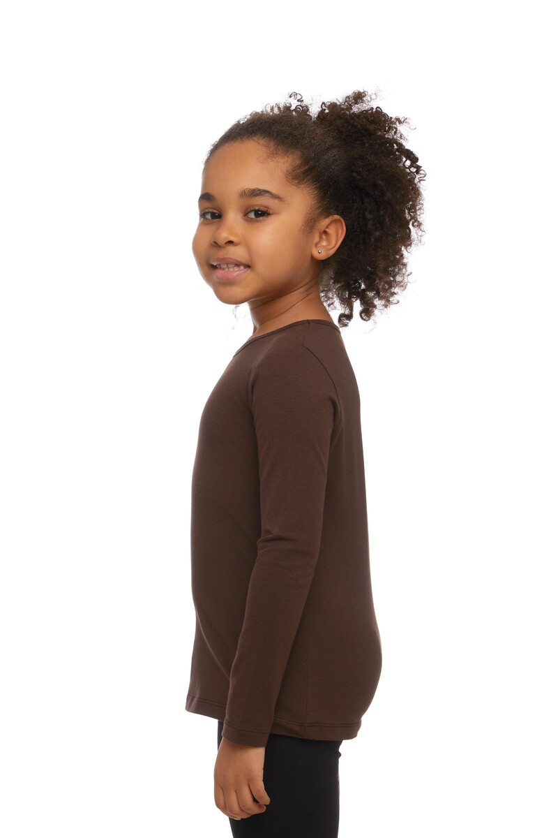 9-12 Years Old Lycra Long Sleeves T-shirt - Thumbnail