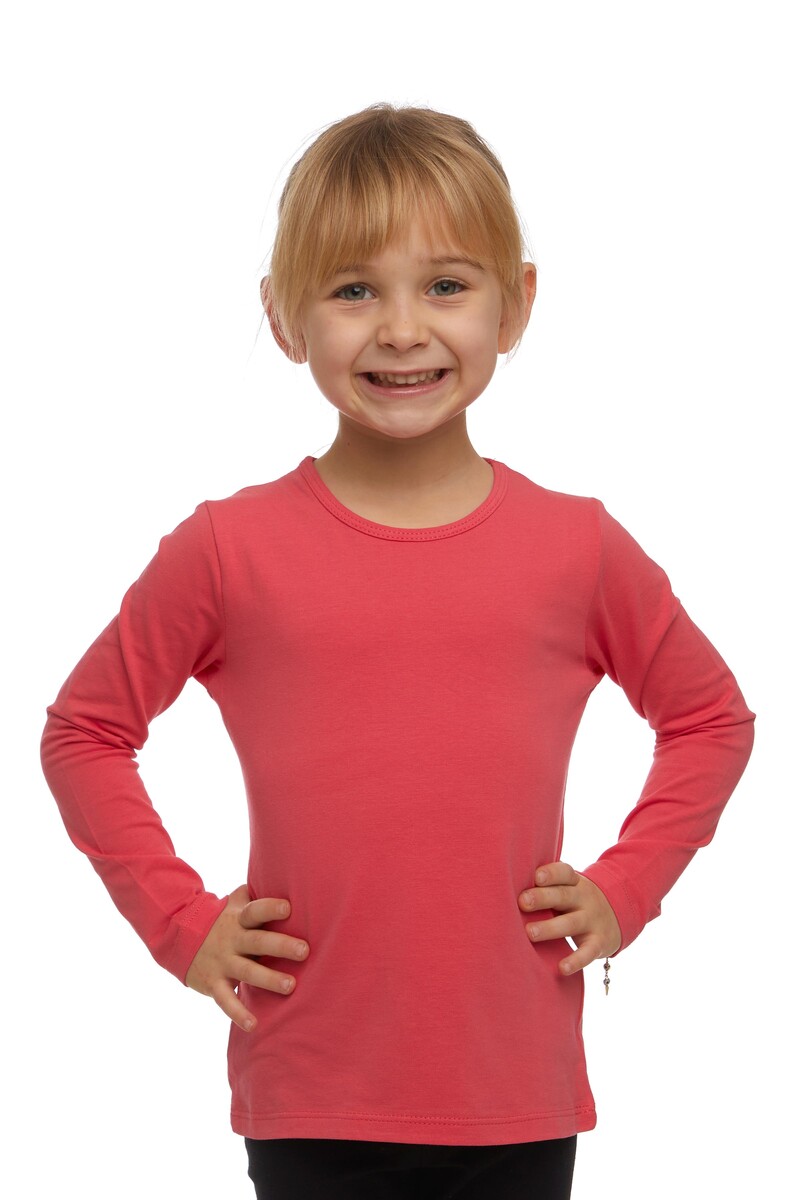 9-12 Years Old Lycra Long Sleeves T-shirt - Thumbnail