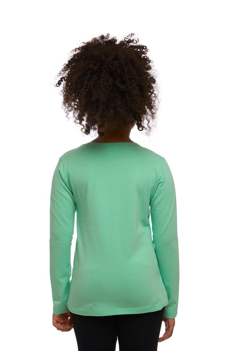 9-12 Years Old Lycra Long Sleeves T-shirt - Thumbnail