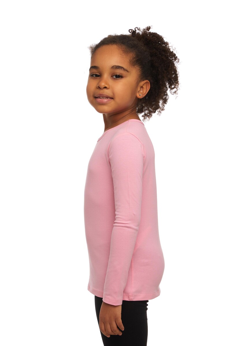 9-12 Years Old Lycra Long Sleeves T-shirt - Thumbnail