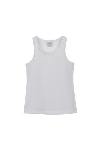 9-12 Years Old Lycra Racerback Tank Top - Thumbnail