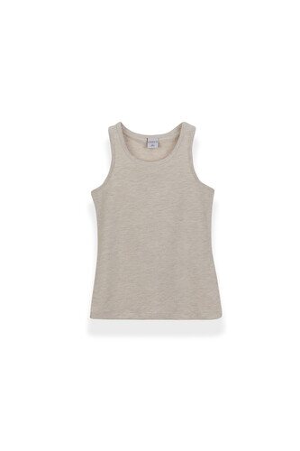 9-12 Years Old Lycra Racerback Tank Top - Thumbnail