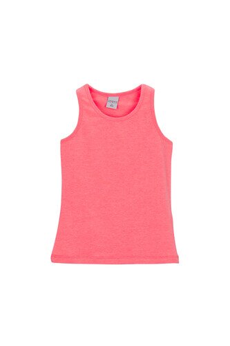 9-12 Years Old Lycra Racerback Tank Top - Thumbnail