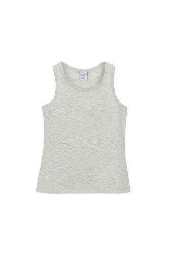 9-12 Years Old Lycra Racerback Tank Top - Thumbnail