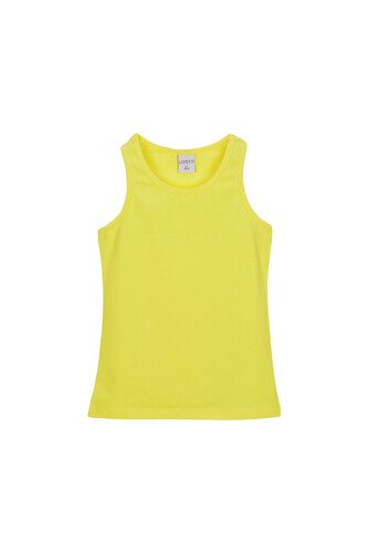 9-12 Years Old Lycra Racerback Tank Top - Thumbnail