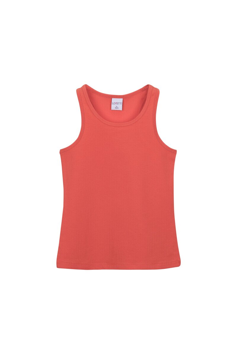 9-12 Years Old Lycra Racerback Tank Top - Thumbnail