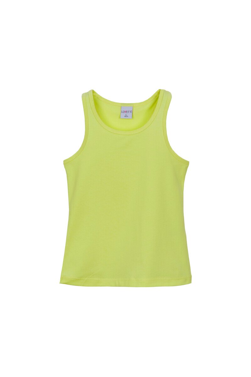 9-12 Years Old Lycra Racerback Tank Top - Thumbnail