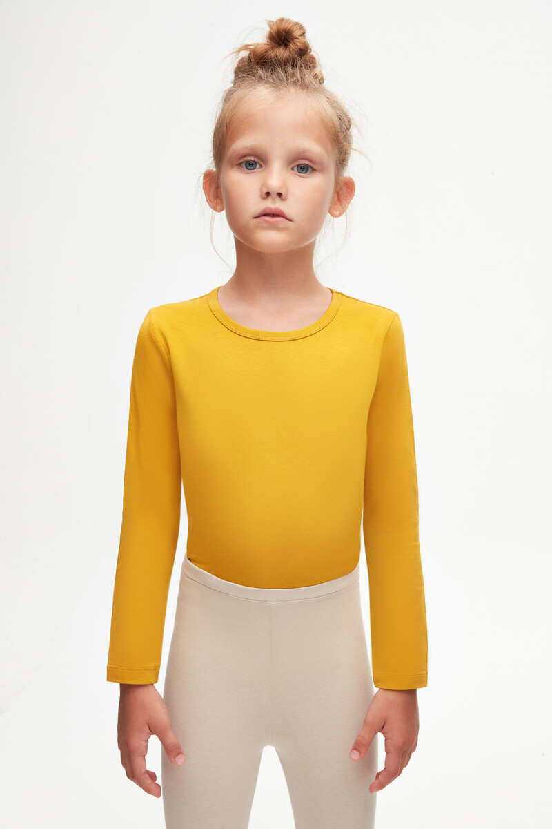 9-12 Years Old Plain Long Legging - Thumbnail