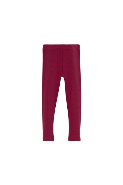 9-12 Years Old Plain Long Legging - Thumbnail