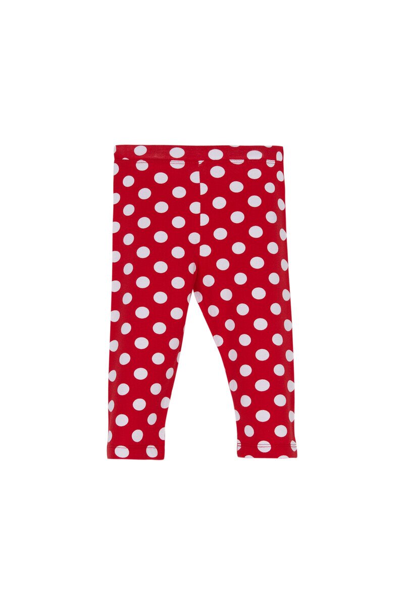 9-12 Years Old Polka-Dot Pattern Capri - Thumbnail