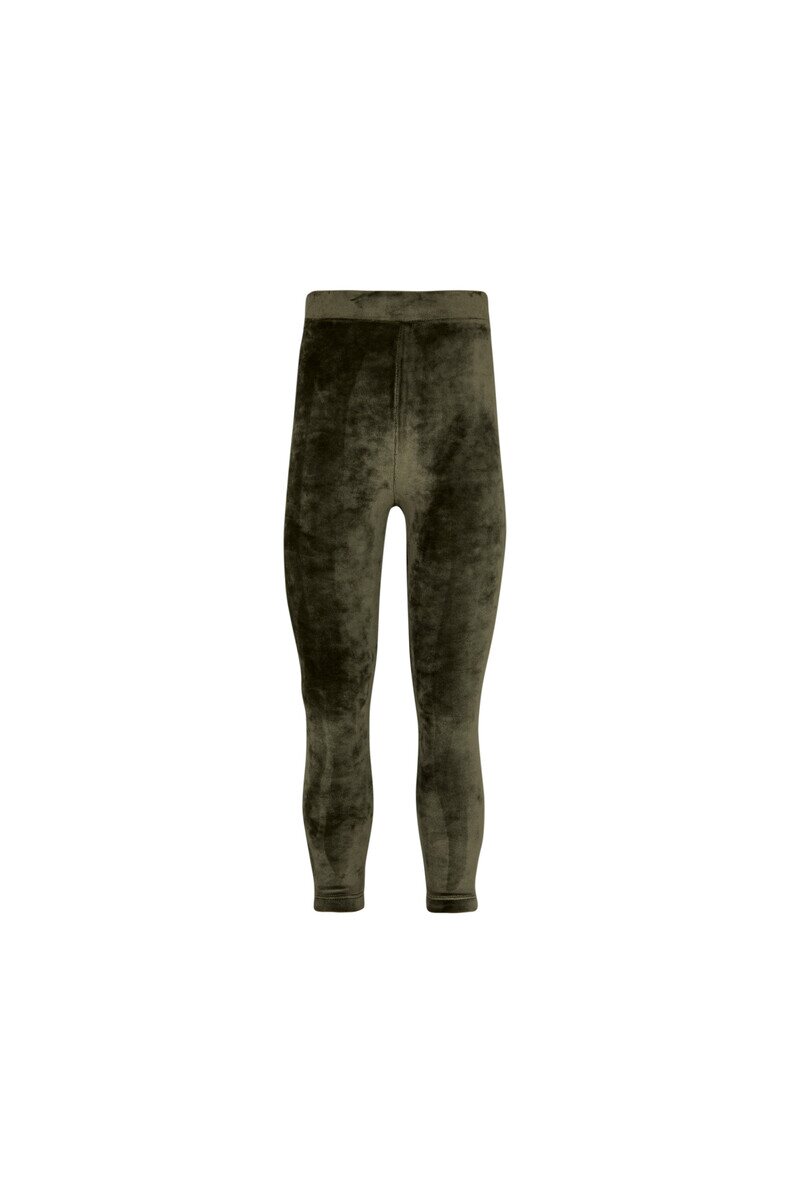 9-12 Years Old Thick Velvet Long Legging - Thumbnail