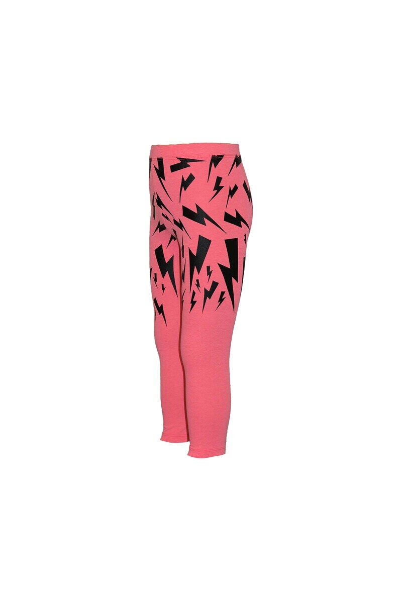 Lightning Printed Leggings 5-8 Years Old - Thumbnail